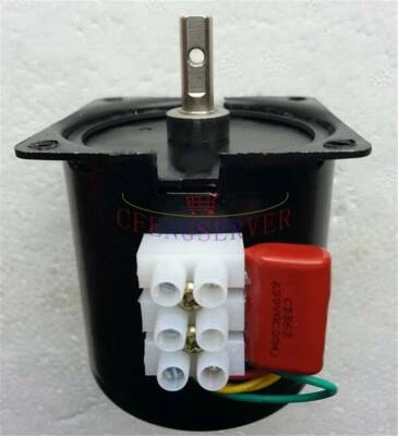 ONE 60KTYZ Synchronous Motor 110V AC 60Hz 1 to 110 RPM CW/CCW 14W Gear Motor - Bild 1 von 2