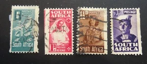 SOUTH AFRICA 90A-B-93A-B USED INFANTRY, NURSE, AIRMAN, SAILOR (1406) - Picture 1 of 2