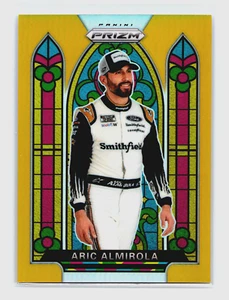 2020 Panini Prizm Stained Glass Gold Prizm /10 Aric Almirola #61 - Bild 1 von 2