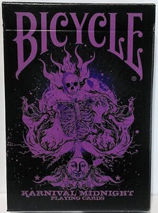 Karnival Midnight PURPLE Bicycle Playing Cards Big Blind Media -Limited Edition - Picture 1 of 4