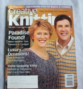 Creative Knitting Magazine 35 Easy Sun Friendly Knits Projects May 2005 - Picture 1 of 5
