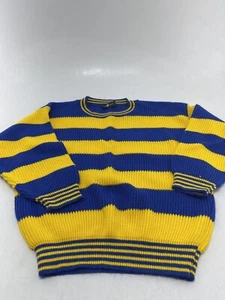 Hunt Club Pullover mit Zopfmuster blau/gelb siehe Maße - Bild 1 von 5