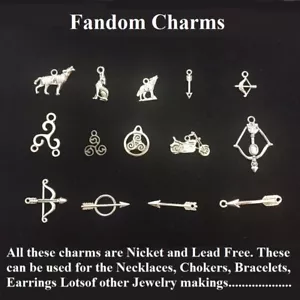 Ciondoli Fandom 14 diversi in argento (senza nichel e piombo). - Foto 1 di 2