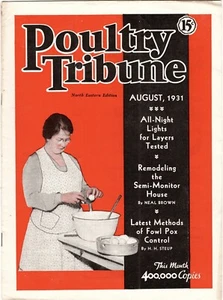 Poultry Tribune August, 1931, Vol 37 No 8, Poultry and Egg Production - Picture 1 of 5
