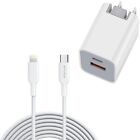 For Iphone 11 12 13 14 Se Xs Xr 38w Pd Home Charger Fast Type-c 6ft Long Cable