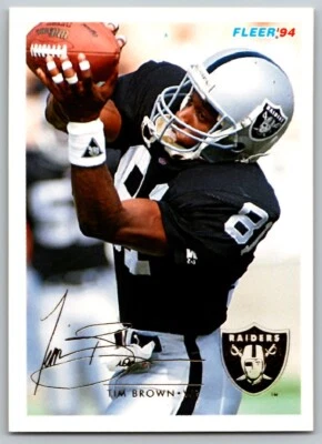 1994 FLEER TIM BROWN LOS ANGELES RAIDERS #232 - Image 1 of 2