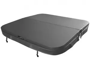 Whirlpoolabdeckung Thermoabdeckung Isolierabdeckung Spacover grau 215cm - Bild 1 von 10