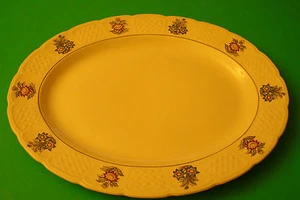 Royal Cauldon June Garden Bristol Ironstone 14 7/8" Oval Serving Platter England - Picture 1 of 7