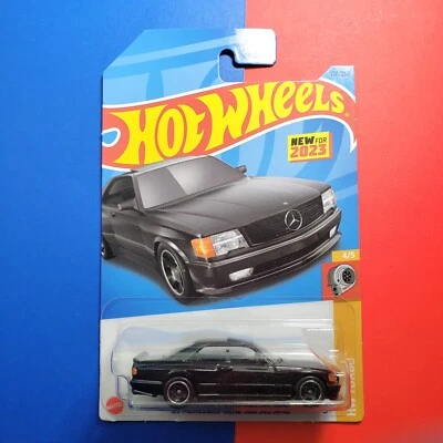 2023 HOT WHEELS HW TURBO 1989 ‘89 MERCEDES-BENZ 560 SEC AMG BLACK FIRST EDITION - Image 1 of 4
