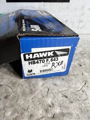 Hawk HB470F.643 HPS Front Brake Pads for 04-11 Mazda RX8 Performance - Image 1 of 4