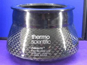 Thermo Scientific FIBERlite F10-4x1000 10,500RPM Centrifuge Fixed Angle Rotor - Picture 1 of 8