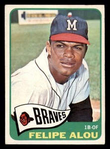 1965 Topps Baseball #383 Felipe Alou VG/EX *d3