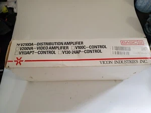 VICON INDUSTRIES V210DA B DISTRIBUTION AMPLIFIER 120VAC BASIC 2 - Picture 1 of 10
