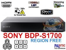Sony Bdp-S1700 All Region Free Blu-Ray Dvd Player - Zone A B C Dvd: 0-8 Usb