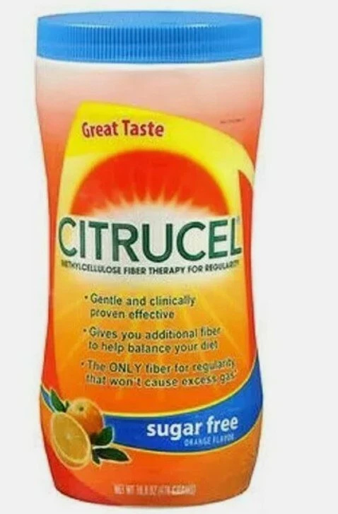 Citrucel pó de fibra sem açúcar para alívio ocasional da constipação, metilcélula - Imagem 1 de 4