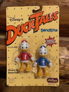 Disney’s Duck Tales Bend-Ems Huey And Dewey Justoys MOC Episode 63 - Picture 1 of 2