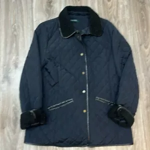 Polo Ralph Lauren blaue Steppjacke Gr. Medium Damen - Bild 1 von 8