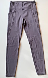 Athleta Girls High Rise Leggings Size 14 XL Dark Lavender Teen Tween Athletic - Picture 1 of 8