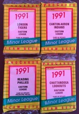 1991 ProCards CHATTANOOGA-Reds Minor League Complete UNOPENED Team Set  B2018617