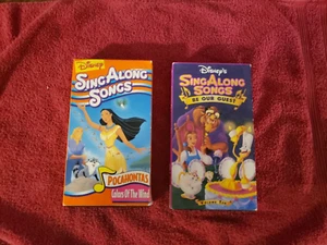 Disney Sing Along Songs Pocahontas Colors of the Wind & Be Our Guest - Picture 1 of 4