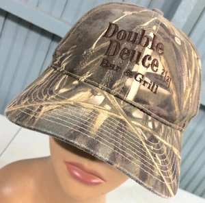 Double Deuce Sports Bar Grill Camo Hunting Adjustable Baseball Hat Cap - Picture 1 of 7