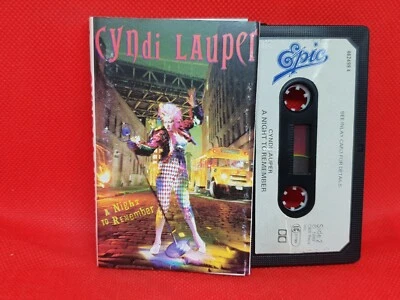 Cyndi Lauper - A Night To Remember (1989) Cassette RARE (VG+) - Image 1 of 2