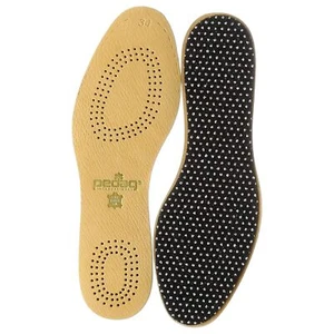 Pedag 110 Flat Leather Insole with Effective Active Carbon Filter for Odor - Picture 1 of 31