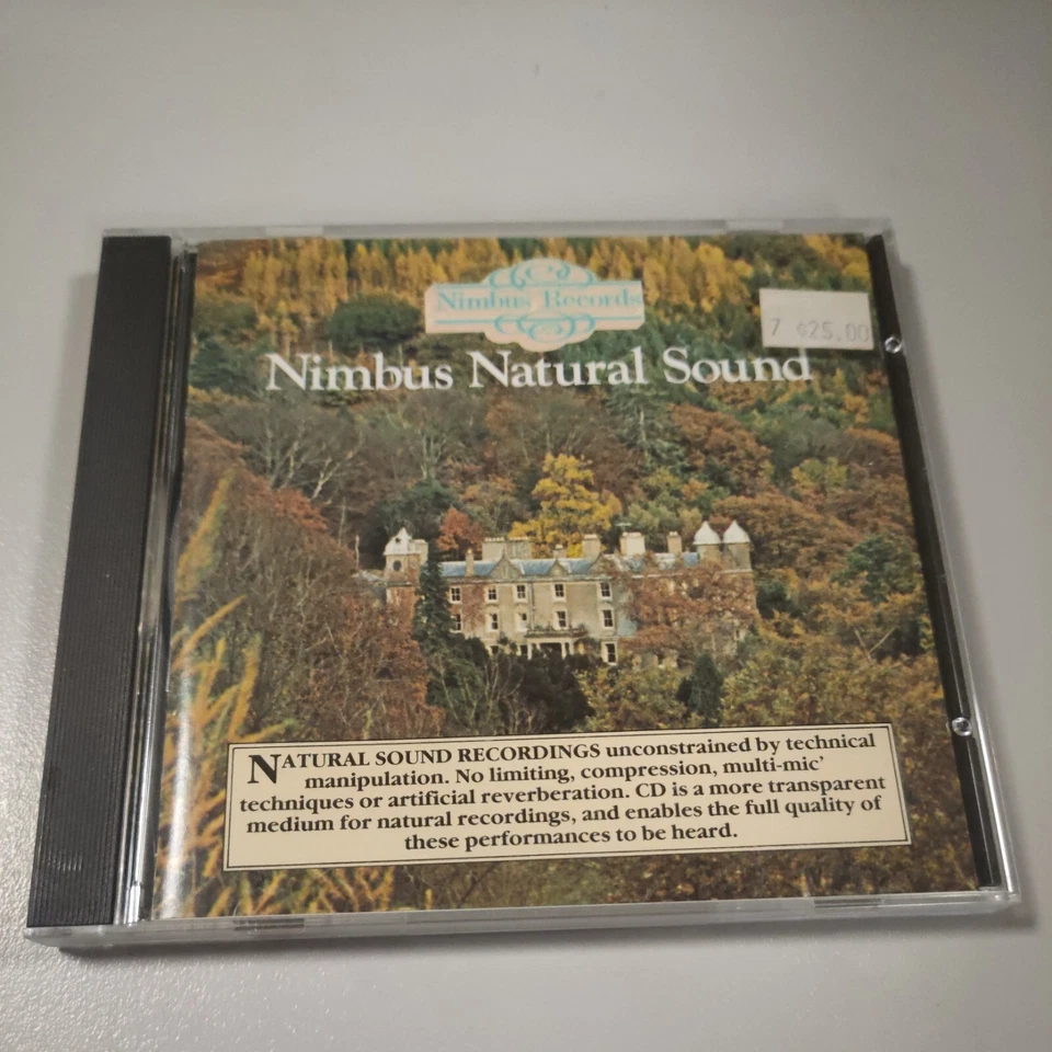 NIMBUS Sampler rare "Natural Sound" cd 1982 full silver NIM5001 West Germany - Image 1 of 4