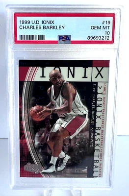 1999-00 Upper Deck Ionix - Charles Barkley #19 PSA 10 - Image 1 of 2