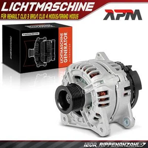 Generatore alternatore 120A 14V per Renault Clio 3 BR0/1 BH Modus/Grand Modus - Foto 1 di 8