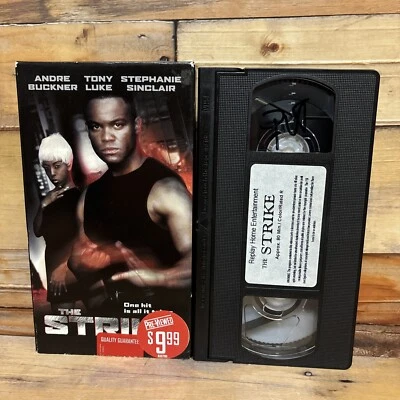 The Strike VHS VCR Video Tape Used Andre Buckner - Imagem 1 de 3