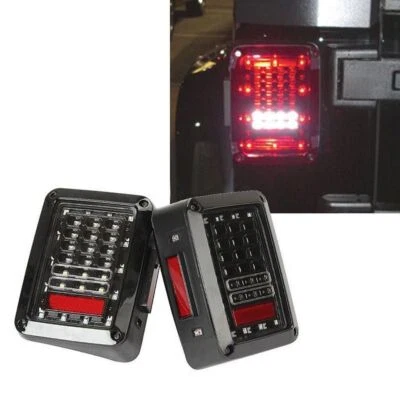 Luces traseras de freno LED KA luces de reversa de señal trasera para Jeep Wrangler JK 07-2015 Foto 1 de 4