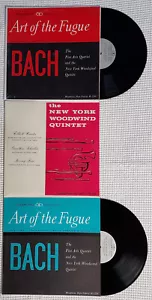 FINE ARTS QUARTET• NEW YORK WOODWIND QUINTET Orig CONCERT-DISC Classical 3LP NM - Picture 1 of 1