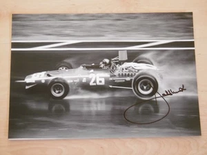 Imagen firmada con autógrafo de Jacky Ickx 20x30 cm - Imagen 1 de 1