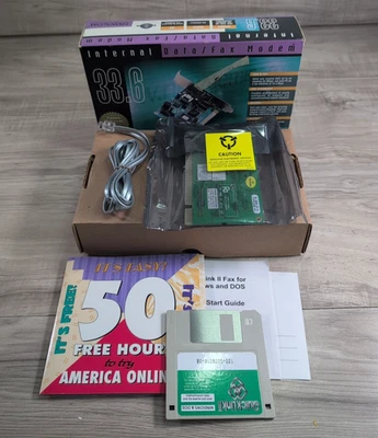 VINTAGE NEWCOM 33.6 Internal Data /Fax Modem NEW OPEN BOX - image 1 of 4