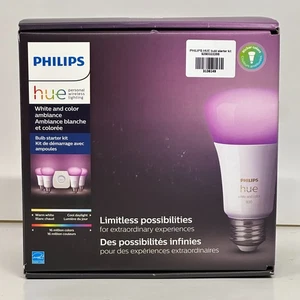 Philips Hue Bulb Starter Kit – Smart Lighting - Picture 1 of 5