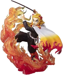 Demon Slayer Figure Anime Kyojuro Rengoku Breath Kimetsu no Yaiba Figuarts ZERO - Picture 1 of 7