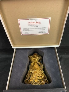 The Danbury Mint - Celestial Angel Gold Weihnachtsbaum Topper in Box - Bild 1 von 10