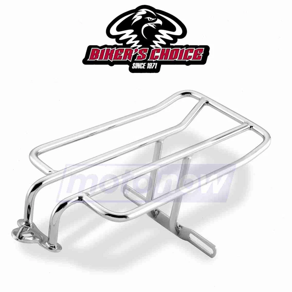 Bikers Choice Luggage Rack for 2001-2006 Harley Davidson FLSTFI Fat Boy - lm Foto 1 de 4