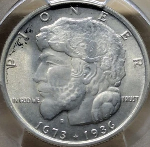 1936 Elgin Half Dollar PCGS MS66 - Picture 1 of 3