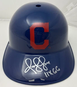 Omar Vizquel Signed Cleveland Indians F/S Souvenir Cap Helmet 11 GG Insc BAS 243 - Picture 1 of 3