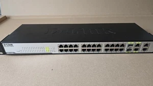 D-Link DES-1228 28-Port Fast Ethernet Smart Switch with Brackets - Picture 1 of 2