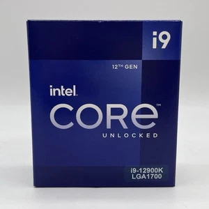 Processeur Intel Core i9-12900K (5,2 GHz, 16 cœurs, FCLGA1700) boîte - LIRE desc - Photo 1/6