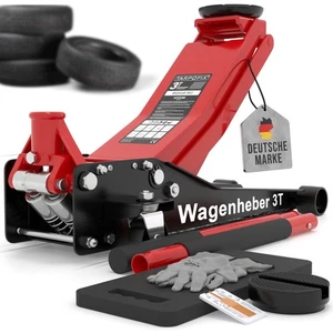 Rangierwagenheber 3T Hydraulisch Wagenheber 75-505mm Autoheber Suv Auto Pkw Kfz - Bild 1 von 7