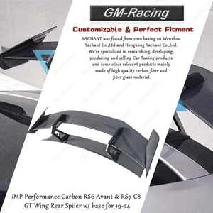 iMP Performance Carbon RS6 Avant &RS7 C8 GT Wing Rear Spiler w/ base for 19-24 - Bild 1 von 24