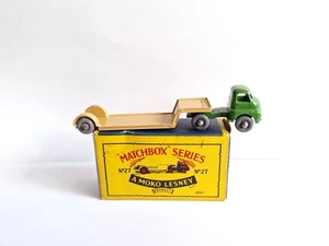 Matchbox 27 cargador bajo modelo B verde oscuro caja B5! - Imagen 1 de 16