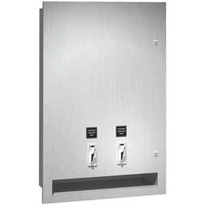 ASI 10-0468-F Commercial Restroom Sanitary Recessed Napkin/ Tampon Dispenser - Picture 1 of 3