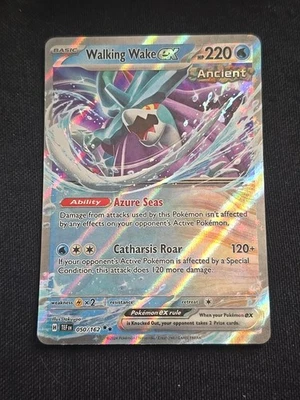 Walking Wake ex 050/162 SV05: Temporal Forces Double Rare Holo Pokemon TCG NM - Image 1 of 2
