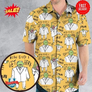 Once In A Lifetime Kermit Hawaiian Shirt S-5XL - Picture 1 of 2