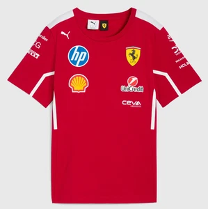 Camiseta F1 2025 Camiseta Roja Scuderia Ferrari Equipo Oficial - Imagen 1 de 5
